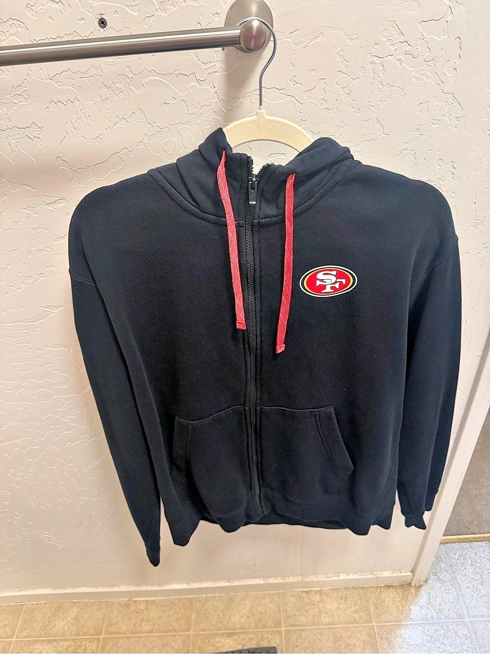 Nike San Francisco 49ers NFL Sideline Full-Zip Hoodie Black & Red